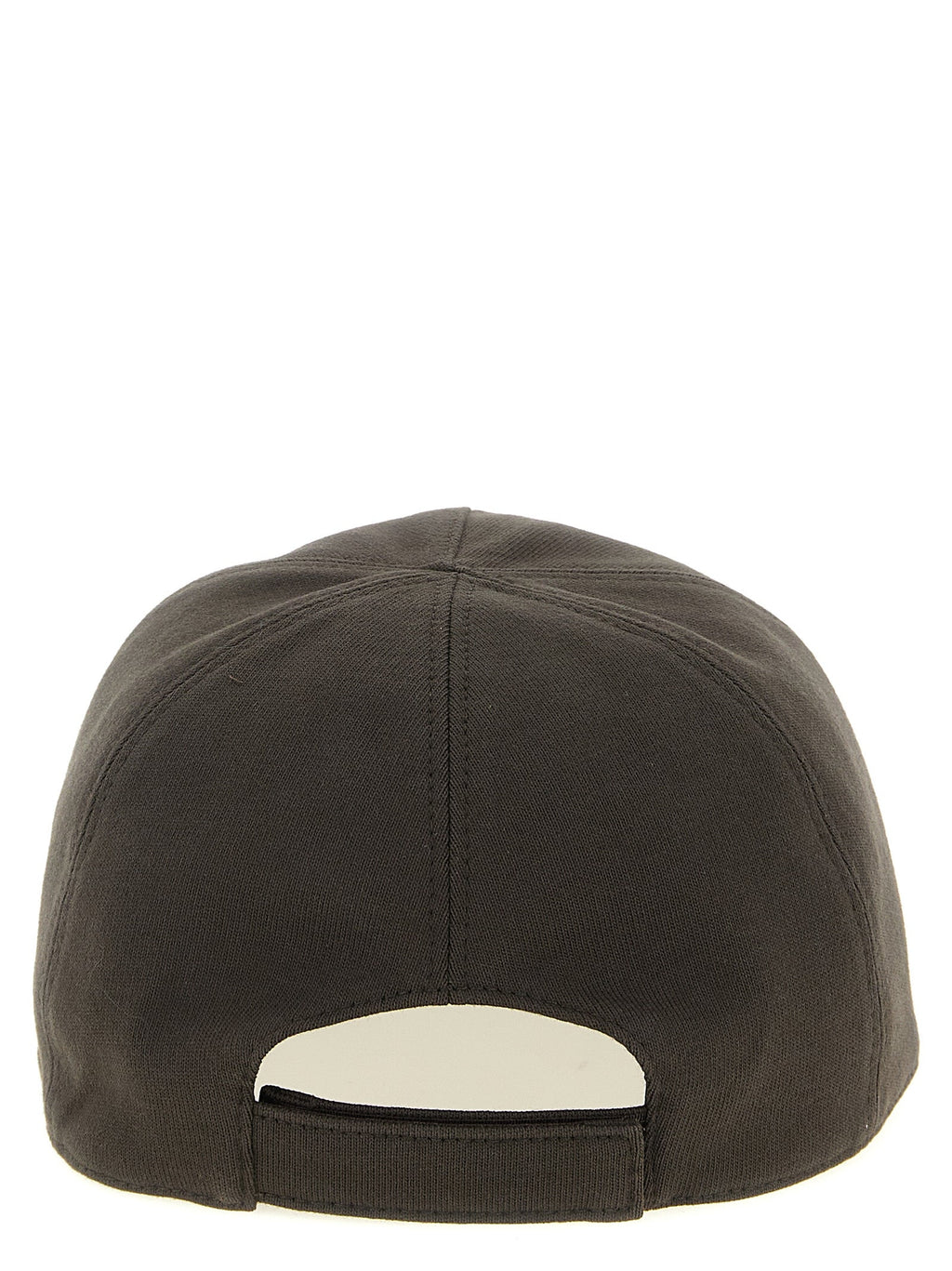 Rick Owens Brown Cotton Baseball Cap