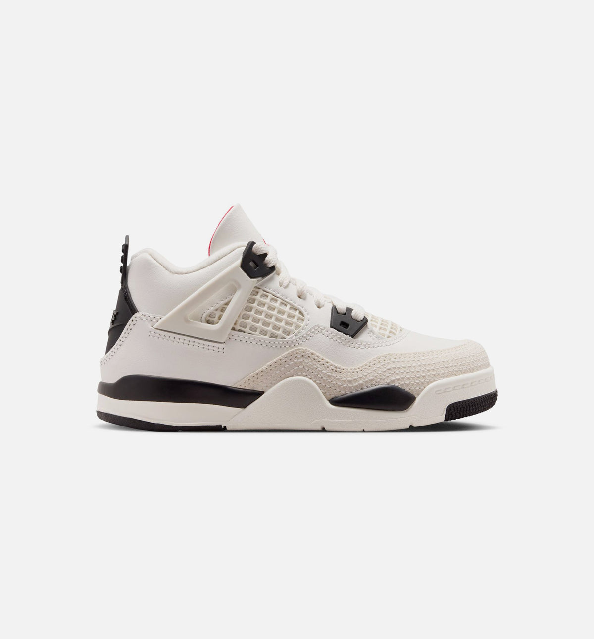 Air Jordan 4 Retro "Flight Club" Little Kids' Shoe – Sail/Black/University Red