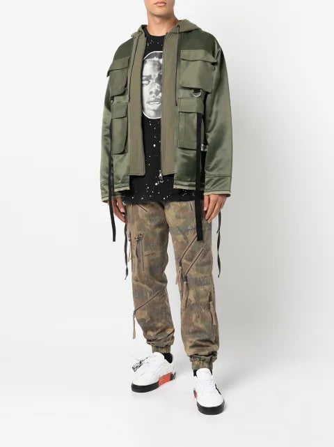 Mostly Heard Rarely Seen M65 cago-pocket zip-up jacket