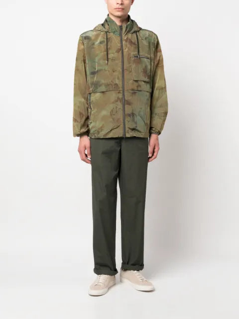 Herno bomber jacket with camouflage pattern