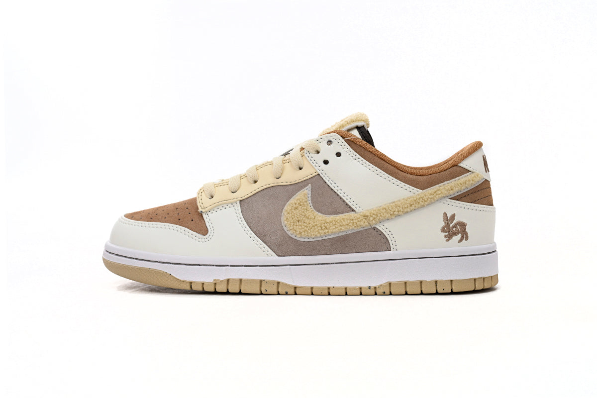 Nike Dunk Low Retro PRM Year of the Rabbit Fossil Stone Reps Sneaker FD4203-211