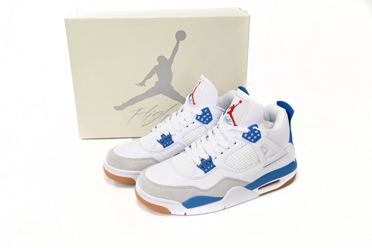 Air Jordan 4 Retro SB White Blue Reps Sneaker DR5415-104