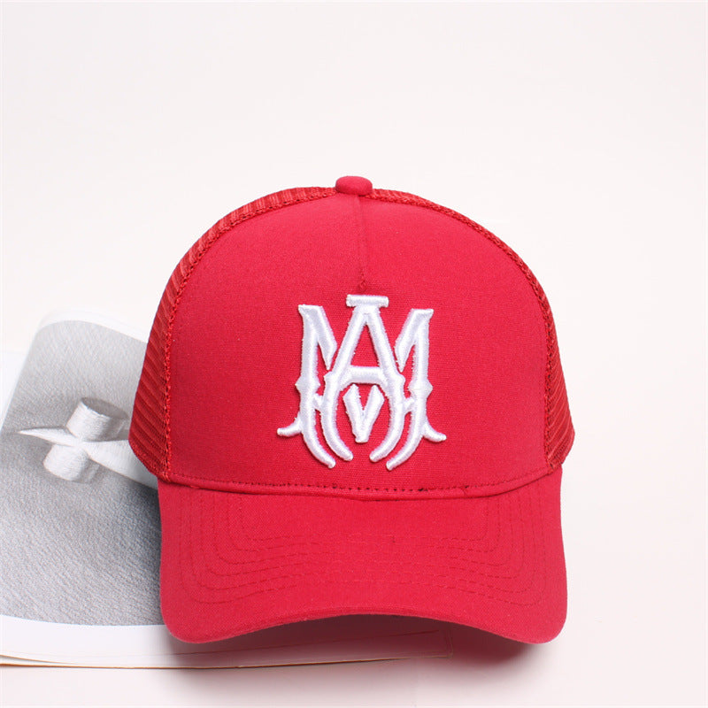 AMIRI Logo Baseball Caps Red