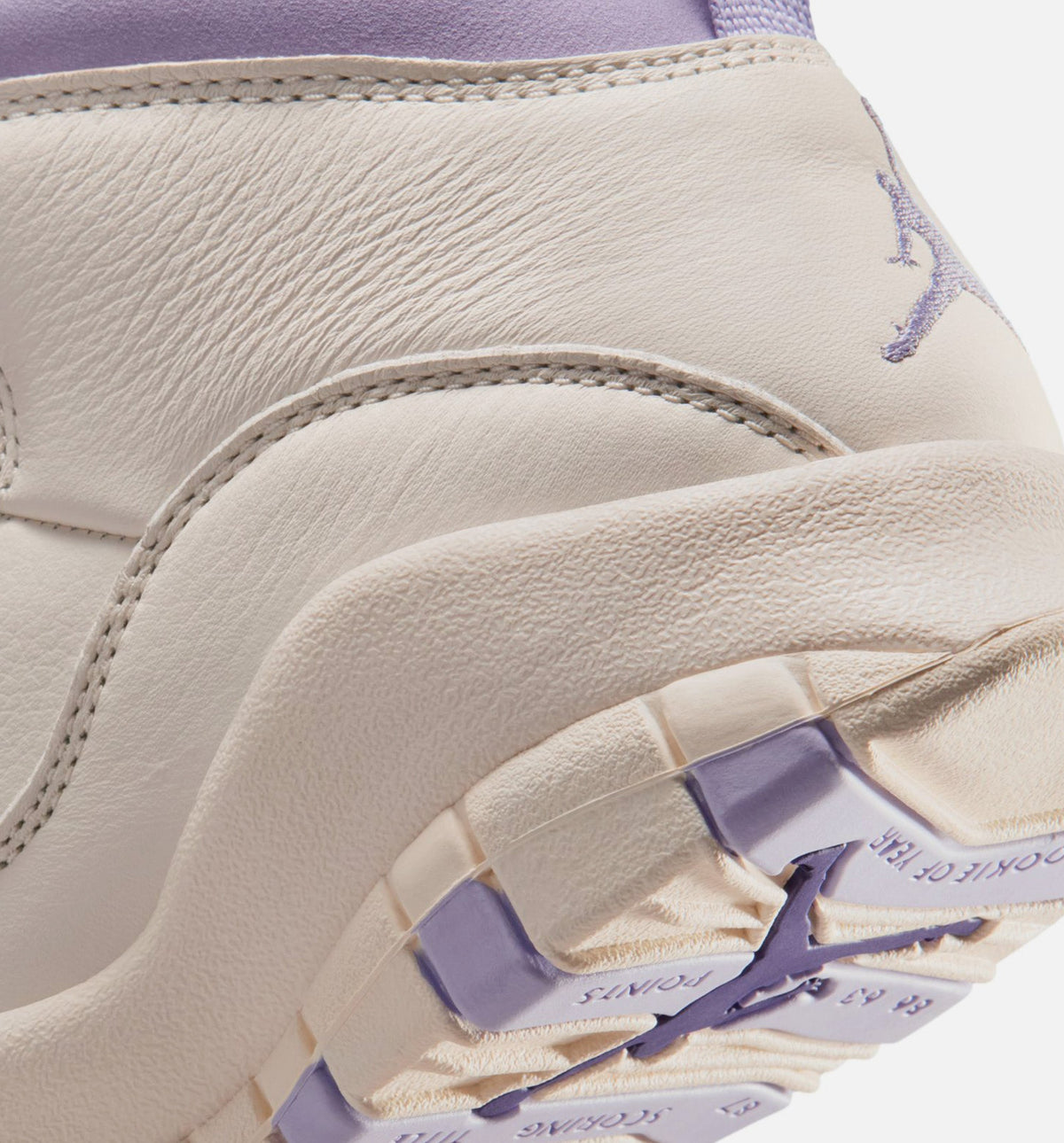Air Jordan 10 Retro Hydrangeas Women's Lifestyle Shoes - Chalk White/Hydrangea/Wild Grape