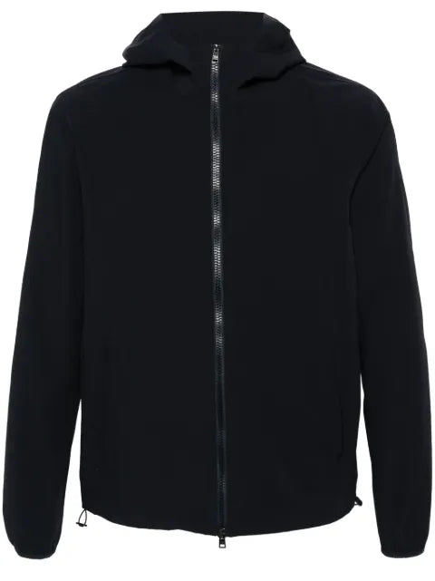 Herno debossed-logo water-repellent jacket