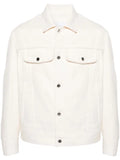 Neil Barrett panelled twill shirt jacket
