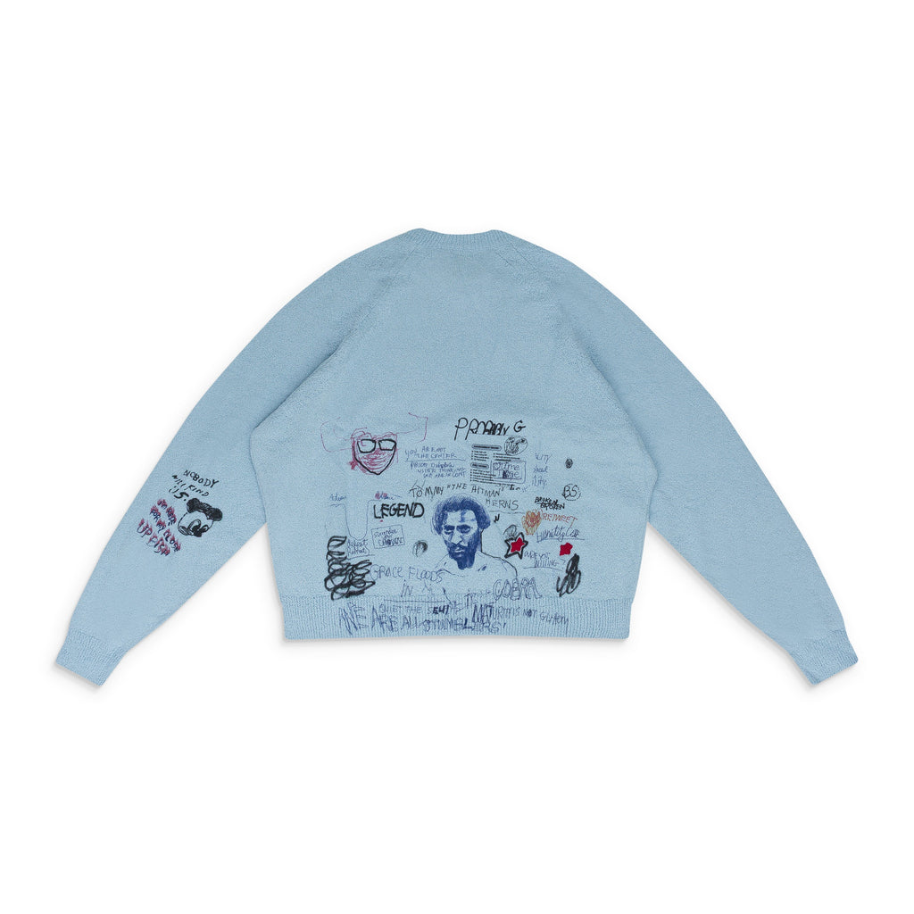BLUE BOOZE CROOZE KNIT CREWNECK
