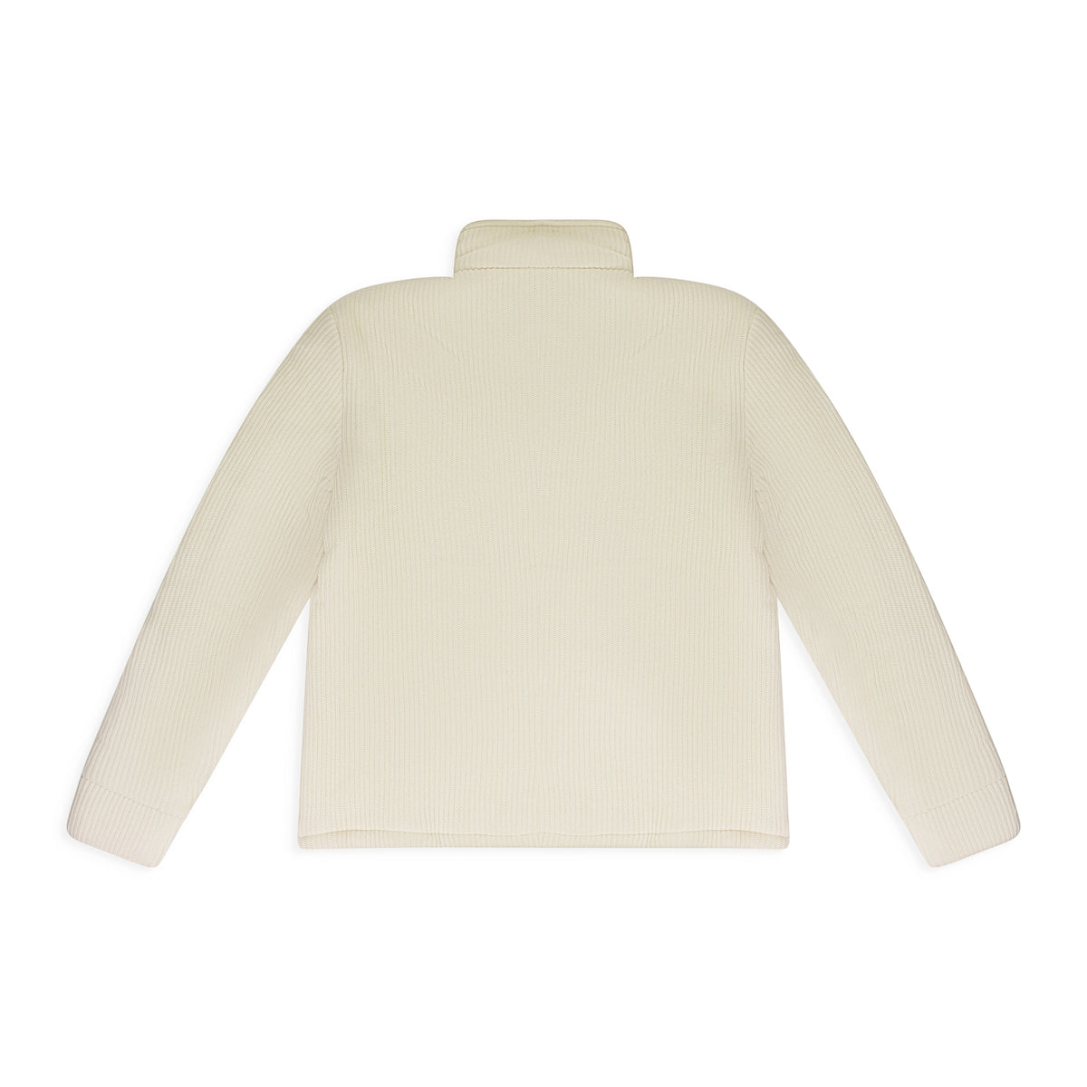 IVORY PUFFED RUGBY BUTTON-DOWN SHIRT