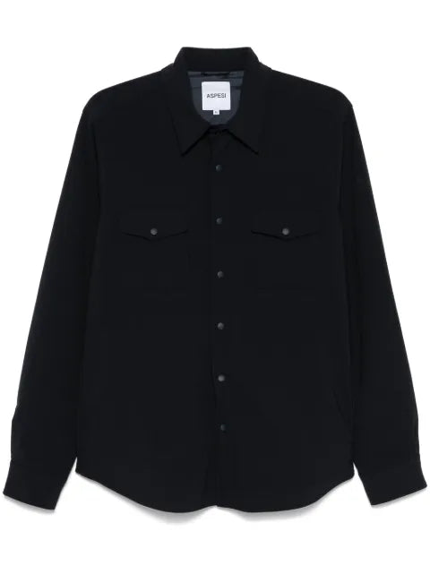 ASPESI flannel shirt jacket