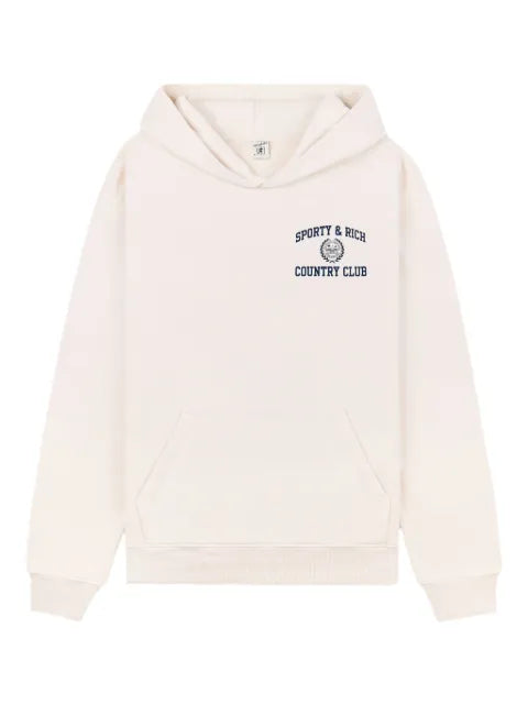 Sporty & Rich Varsity Crest hoodie