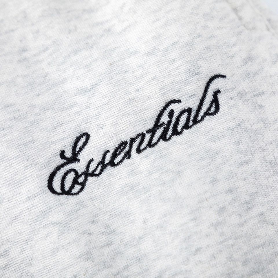 Fear Of God Essentials 3D Silicone Logo Fleece Hoodie Sweatpants Set