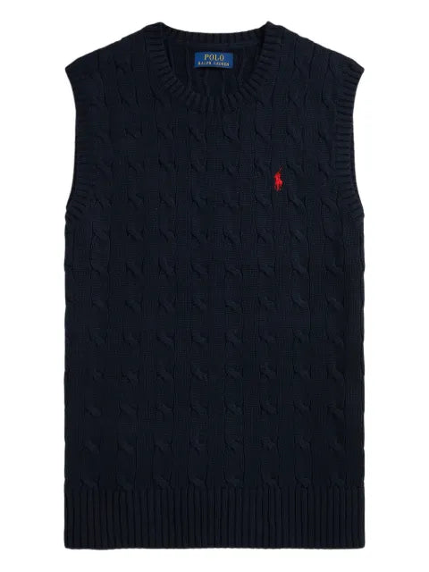 Polo Ralph Lauren cable-knit cotton vest