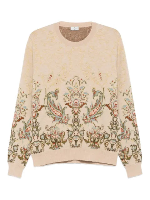 ETRO paisley-pattern crew-neck sweater