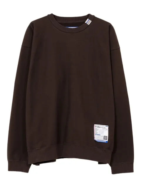 in･stru(men-tal). logo-patch sweatshirt