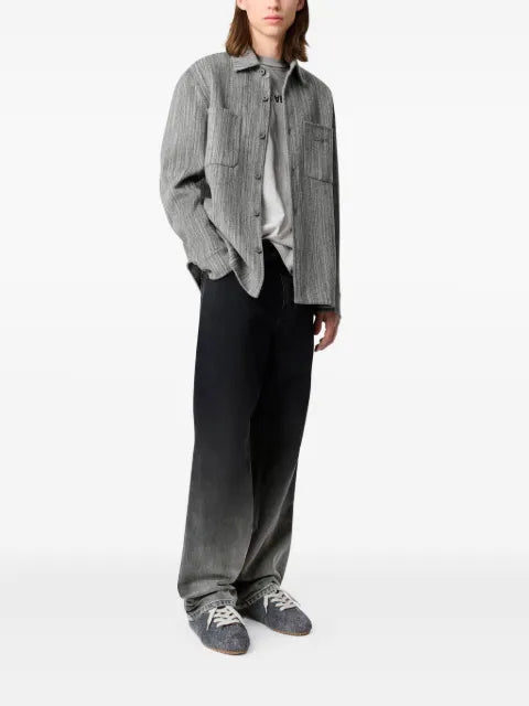 Axel Arigato Aidan striped shirt jacket
