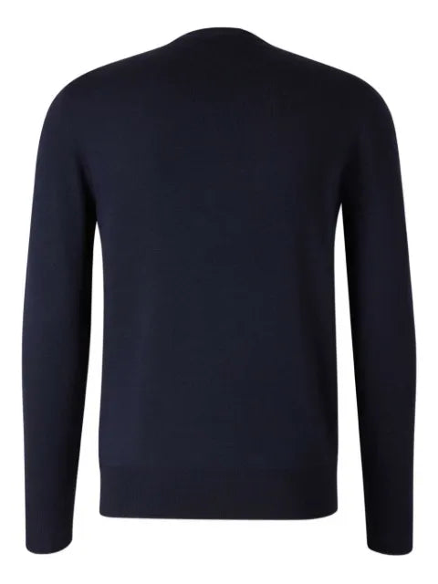 Canali round-neck long-sleeve sweater