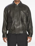 Saint Laurent jacket in bubbled lambskin