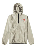 Comme Des Garçons Play x K-Way logo-patch half-zip jacket