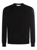 Malo raglan-sleeve crew-neck sweater