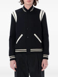 Saint Laurent Teddy buttoned bomber jacket