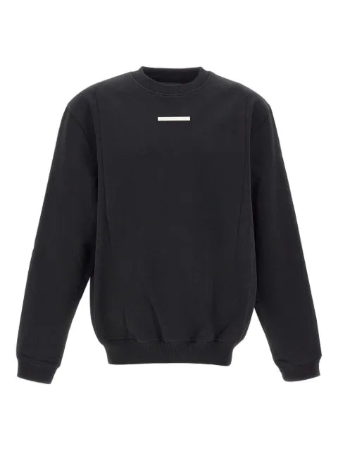 HELIOT EMIL raglan-sleeve metal-plaque sweatshirt