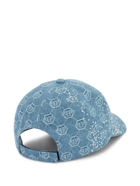 Philipp Plein rhinestone-embellished baseball cap