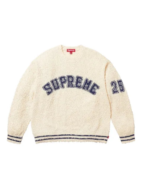 Supreme crew-neck textured sweatshirt