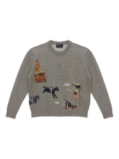 Enfants Riches Déprimés Come Live With Me graphic crew-neck sweater