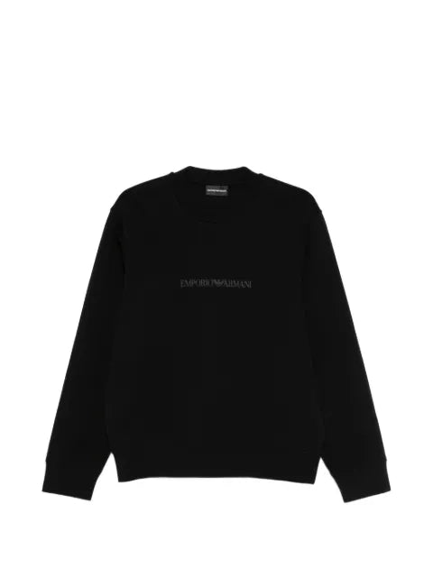 Emporio Armani logo-detail crew-neck sweatshirt