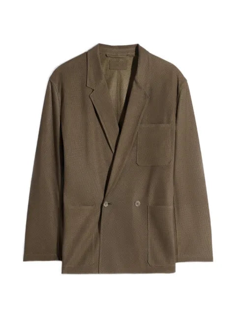 LEMAIRE double-breasted leather jacket