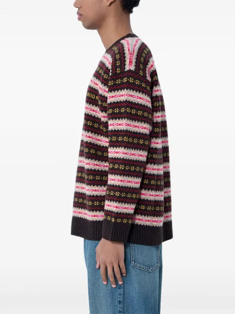 Miu Miu Fairisle-patterned sweater