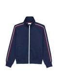 Saint Laurent side-stripe zip sweatshirt