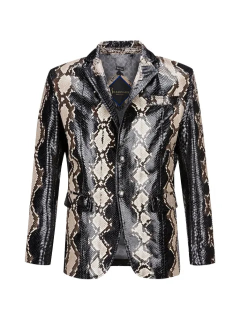 Billionaire blazer in leather
