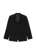 Karl Lagerfeld monogram-pattern notched-lapel blazer