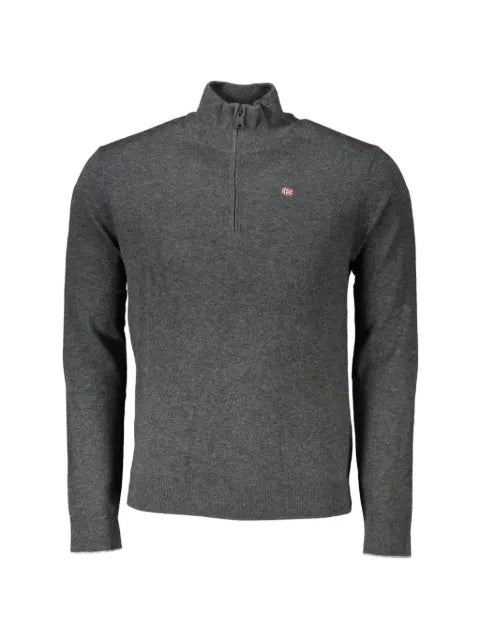 Napapijri half-zip cotton sweatshirt