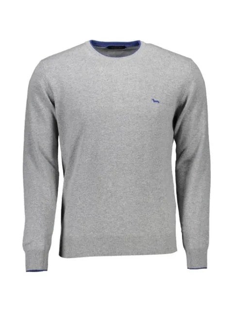 Harmont & Blaine logo-embroidered cotton sweater