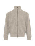 Yves Salomon ribbed-knit zip-up cardigan