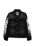 Warren Lotas graphic-print denim jacket