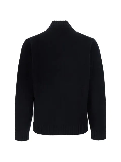 Kangra zip-up merino-wool cardigan