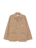 Carhartt WIP logo-patch button-up jacket