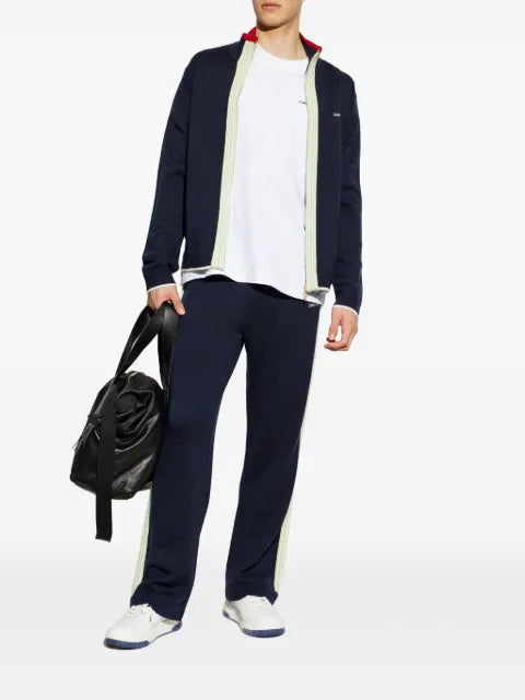 Casablanca navy merino track jacket