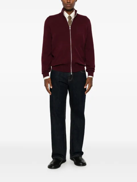 Brunello Cucinelli cashmere high-neck cardigan