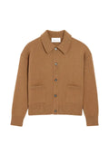AMI Paris wool shirt collar cardigan