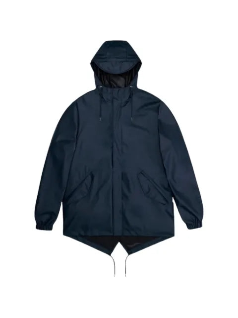 Rains Fishtail drawstring-hem jacket
