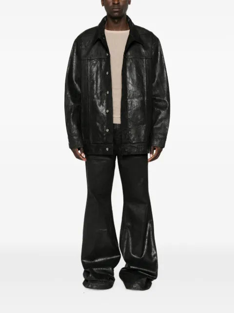 Rick Owens DRKSHDW button-up denim jacket