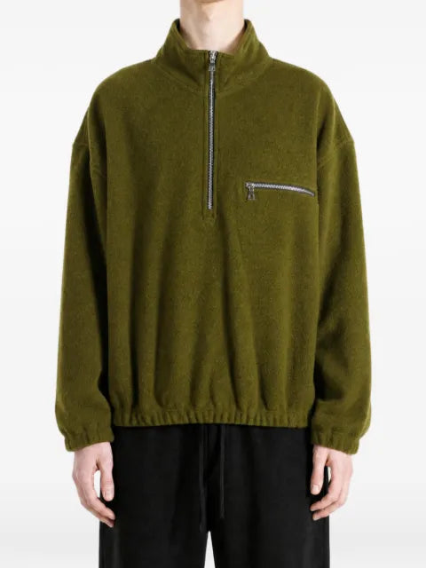 Rier quarter-zip fleece sweatshirt