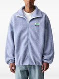 American Vintage logo-patch zip-up sweatshirt