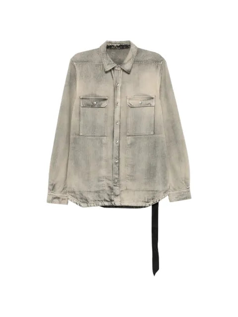 Rick Owens DRKSHDW long-sleeve buttoned overshirt