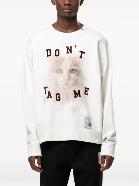 Maison MIHARA YASUHIRO cat printed sweatshirt