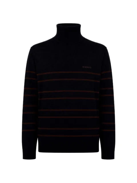 Iceberg striped roll-neck sweater